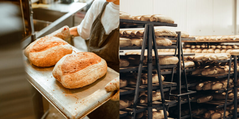 panadería artesanal y panadería industrial