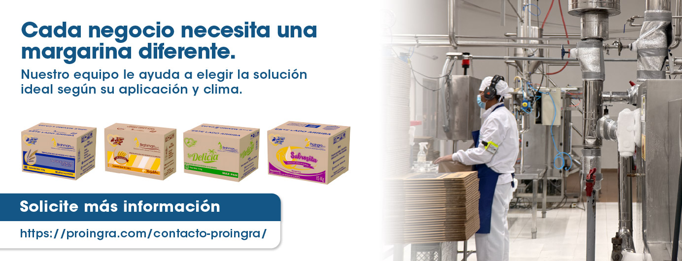 Fabricante de margarinas en Colombia