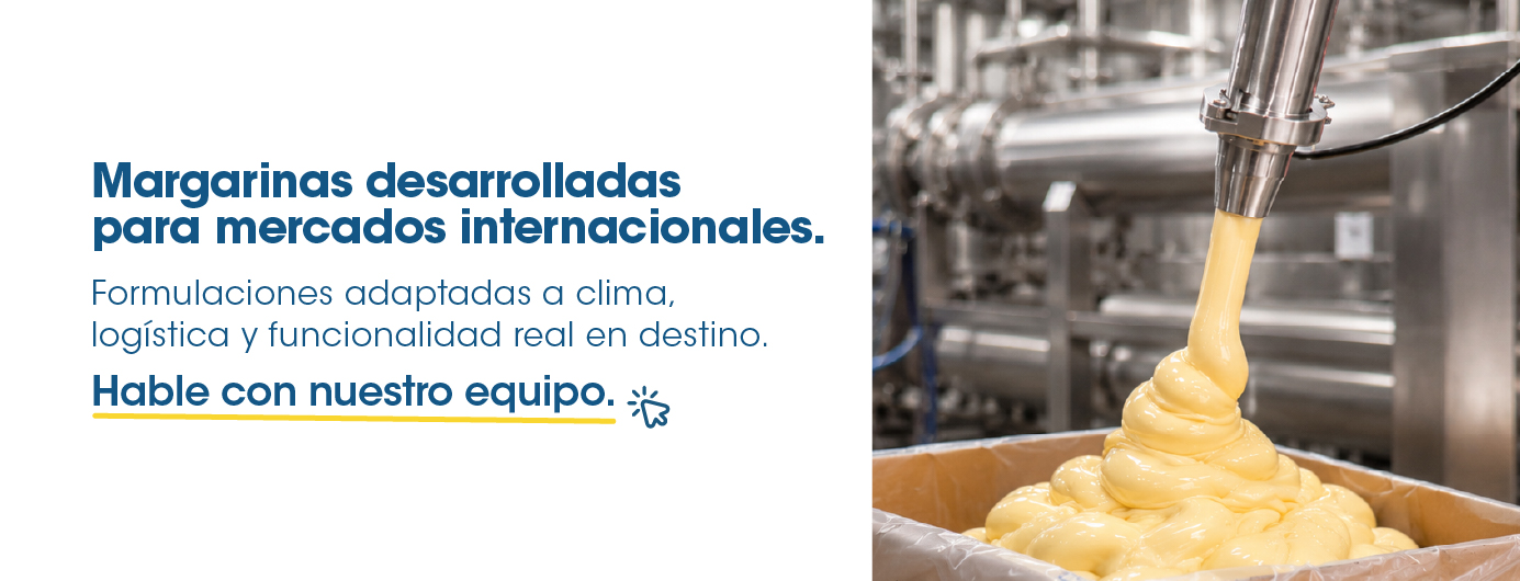 exportación de margarinas