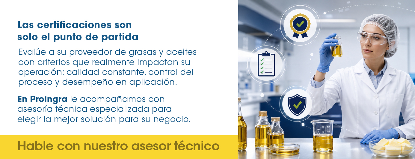 BPM vs HACCP vs ISO 22000: qué cubre cada sistema y qué pedirle a su proveedor de grasas y aceites