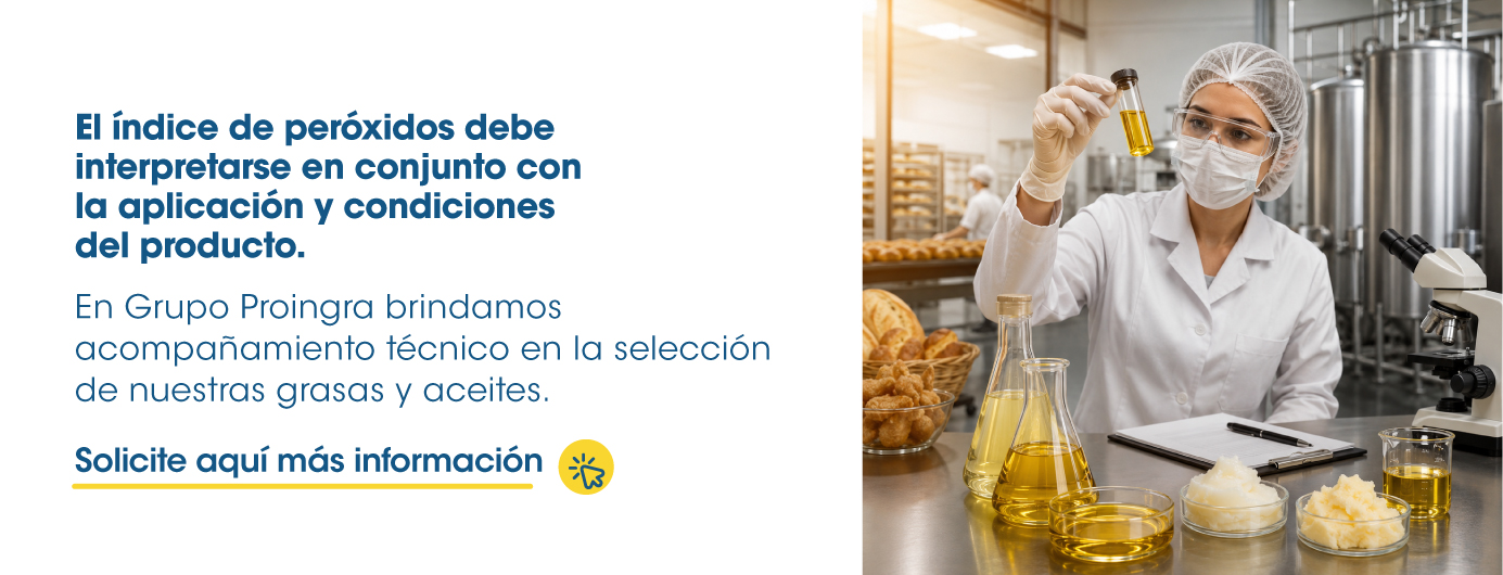Índice de peróxidos en aceites y grasas